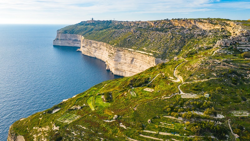 Den högsta punkten, Dingli Cliffs
